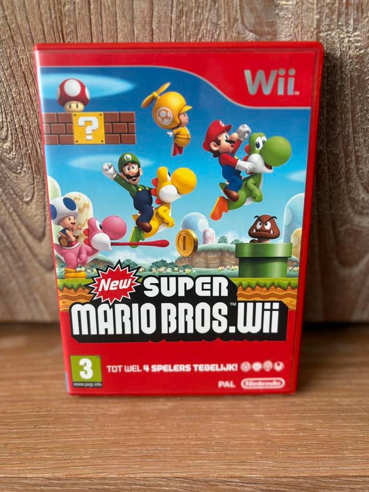 Super Mario Bros - Wii, Games en Spelcomputers, Games | Nintendo Wii, Gebruikt, Verzenden
