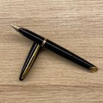 Waterman Carène laque noir Plume Or 18 Carats, Collections, Stylos, Comme neuf, Waterman
