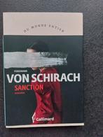 sanction nouvelles - Ferdinand Von Schirach, Comme neuf, Ferdinand Von Schirach, Un auteur, Enlèvement ou Envoi