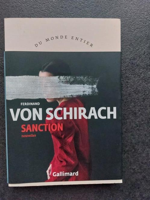 sanction nouvelles - Ferdinand Von Schirach, Livres, Essais, Chroniques & Interviews, Comme neuf, Un auteur, Enlèvement ou Envoi