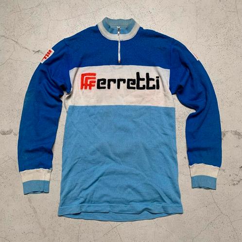 Ferretti 1969/71 koerstrui wielertrui, Fietsen en Brommers, Fietsaccessoires | Fietskleding, Ophalen of Verzenden
