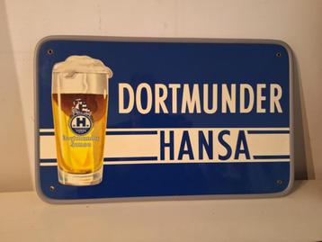 Panneau publicitaire Dortmunder Hansa Bier  disponible aux enchères