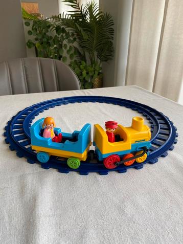 Playmobil 123 - trein met rails (6760), Enlèvement ou Envoi, Ensemble complet
