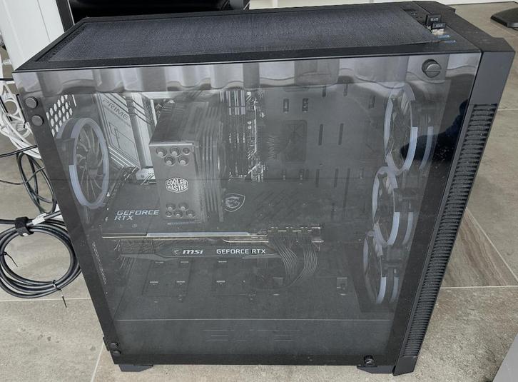 Gaming PC i7-11700K / RTX 3080 / 64GB RAM / 1TB M.2 + 2TB HD, Computers en Software, Desktop Pc's, Zo goed als nieuw, 3 tot 4 Ghz