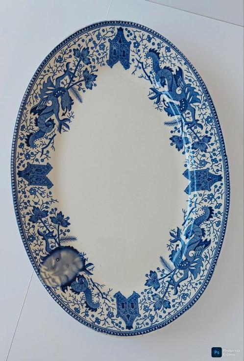 Bord Boch Frères Dragon, Antiek en Kunst, Antiek | Servies los, Ophalen of Verzenden