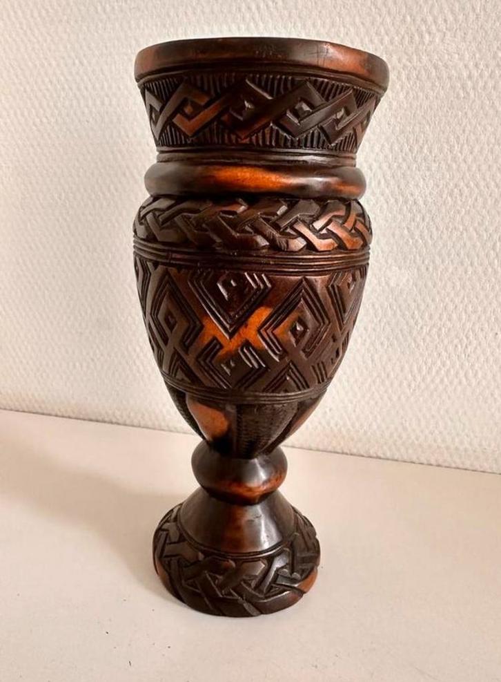 Kuba Palmwijnbeker collectie Antropoloog 1950, Antiek en Kunst, Kunst | Niet-Westerse kunst, Verzenden