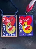 Plaquettes Aalst Carnaval 1996, Timbres & Monnaies, Pièces & Médailles, Autres matériaux, Enlèvement