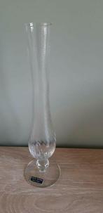 Vintage kristallen vaasje hoogte 27 cm, Ophalen of Verzenden