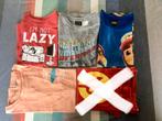 4 t-shirts taille 8-10 ans, Jongen, Diverses marques, Zo goed als nieuw, Setje
