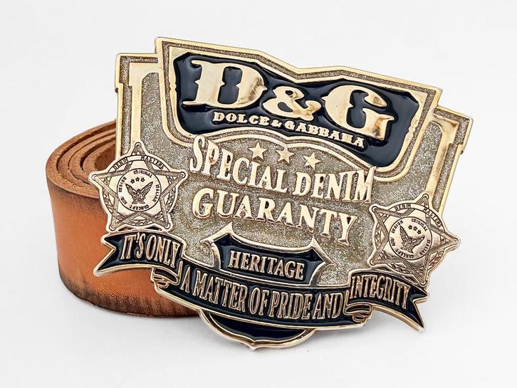 Dolce & Gabbana riem, Kleding | Heren, Riemen en Ceintuurs, Gedragen, Riem of Ceintuur, 105 tot 115 cm, Overige kleuren, Echt leder