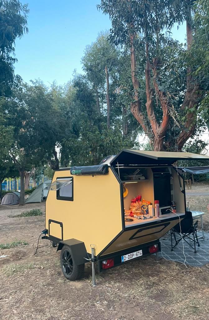 Te koop: Offroad teardrop caravan (2025, <750 kg), Caravanes & Camping, Caravanes, Particulier, jusqu'à 2, 500 - 750 kg, Autre