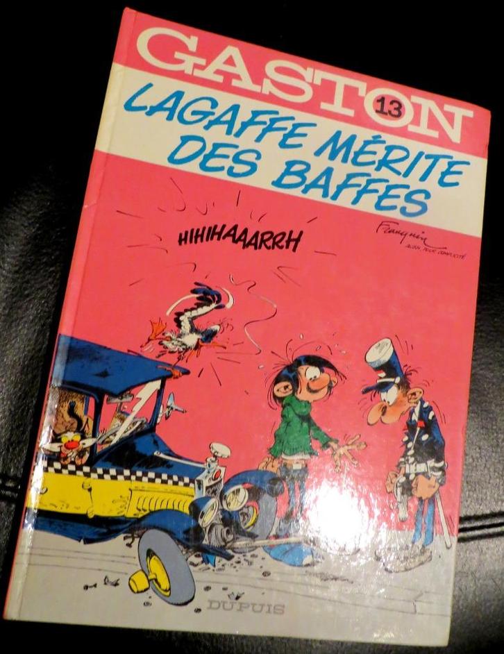 BD - GASTON Nr 13 - LAGAFFE MERITE DES BAFFES - FRANQUIN, Boeken, Stripverhalen, Zo goed als nieuw, Eén stripboek, Verzenden