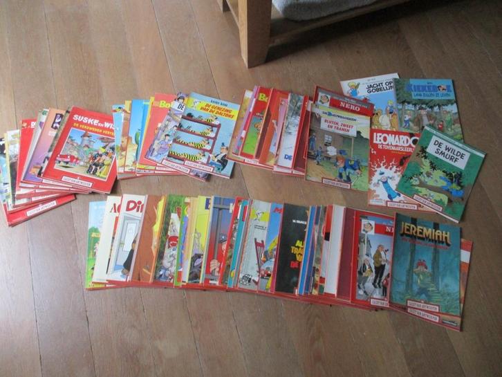 87 stripverhalen ,Kiekeboe  jommeke fc de kampioenen nero, Boeken, Stripverhalen, Gelezen, Meerdere stripboeken, Ophalen