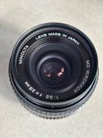 Minolta (ROKKOR) Breedhoek lens 28mm 1:3.5, Ophalen, Zo goed als nieuw, Groothoeklens