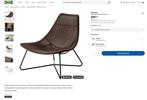 IKEA Radviken Loungestoel, Moins de 75 cm, Moins de 150 cm, Banc droit, Enlèvement