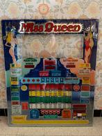 Miss Queeen Oude bingo glas plaat glasplaat front, Verzamelen, Automaten | Gokkasten en Fruitautomaten, Gebruikt, Ophalen