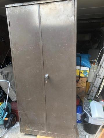 Metalen archiefkast / dossierkast, Huis en Inrichting, Kasten | Roldeurkasten en Archiefkasten, Ophalen, Gebruikt, Metaal, Met slot