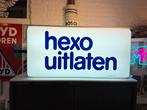 hexo uitlaten oude garage lichtbak, Verzamelen, Ophalen, Gebruikt, Lichtbak of (neon) lamp