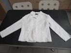 witte lichte blazer , jasje Bruno Antognini 42 linnen, Taille 42/44 (L), Enlèvement ou Envoi, Porté, Blanc