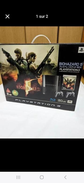 Pack Ps3 résident evil  disponible aux enchères