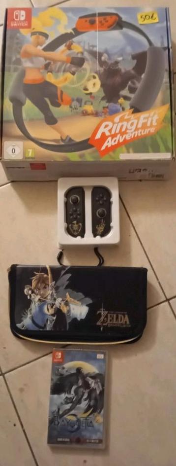 Nintendo Switch Games/Joycons  en Zelda -Case. beschikbaar voor biedingen