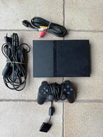 Playstation 2 Slim, Games en Spelcomputers, Spelcomputers | Sony PlayStation 2, Ophalen, Gebruikt, Zwart, Met 1 controller