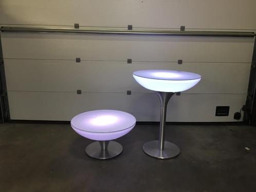 (219) Trendy statafel - salontafel met verlichting Moree, Tuin en Terras, Overige Tuin en Terras, Zo goed als nieuw, Ophalen