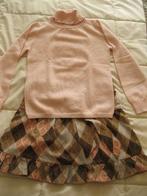 Set met rok en trui van 10 jaar oud met harlekijn en roze, Ophalen of Verzenden, Gebruikt, Meisje, Setje
