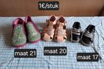schoentjes maat 17 en 20 en 21, Enfants & Bébés, Vêtements de bébé | Chaussures & Chaussettes, Enlèvement, Utilisé, Bottines