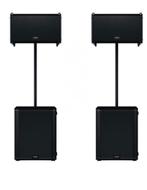 Qsc set la/ls, Audio, Tv en Foto, Luidsprekerboxen, Overige merken, Ophalen of Verzenden, Zo goed als nieuw, Complete surroundset