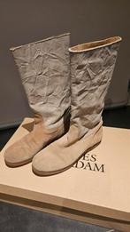 Laarzen daim beige Shabbies Amsterdam, maat 40, Shabbies Amsterdam, Beige, Comme neuf, Enlèvement