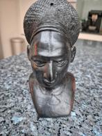 Afrikaanse buste van hout, Antiek en Kunst, Ophalen