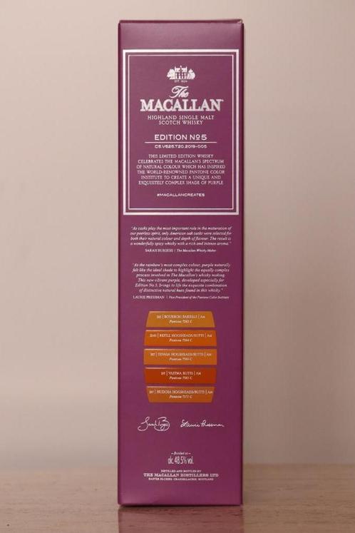 Macallan Edition no 5., Verzamelen, Wijnen, Nieuw, Overige typen, Overige gebieden, Ophalen