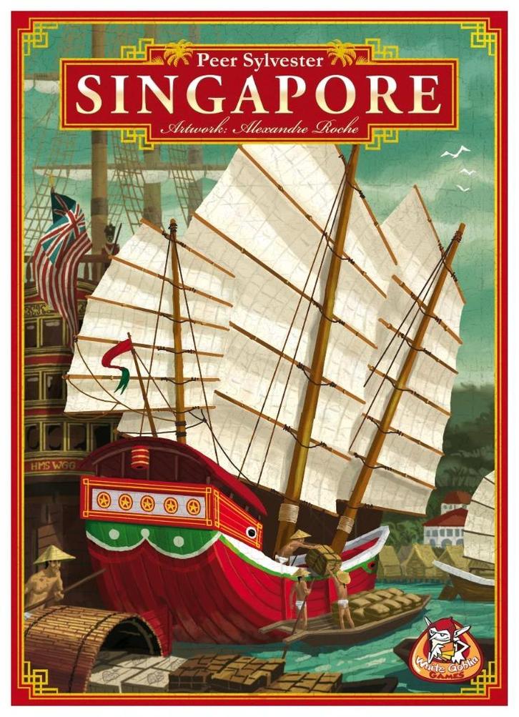 Singapore, Hobby en Vrije tijd, Gezelschapsspellen | Bordspellen, Zo goed als nieuw, Drie of vier spelers, Ophalen of Verzenden