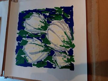 Ad van hassel zeefdruk kunst  beschikbaar voor biedingen