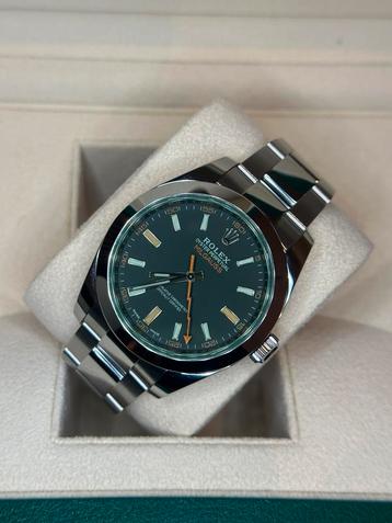 Rolex Milgauss 116400GV, Rolex, Enlèvement ou Envoi, Acier, Acier