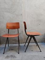 Retro schoolstoelen (2stuks), Huis en Inrichting, Ophalen, Zo goed als nieuw