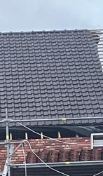 Zwarte matte Pottelberg dakpan, Enlèvement, Utilisé, Tuiles