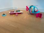 Barbie speedboot en helikopter met accessoires, Kinderen en Baby's, Speelgoed | Poppen, Gebruikt, Ophalen, Barbie