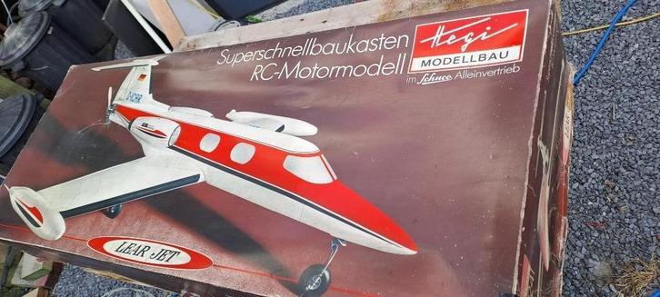 Learjet Hegi, Hobby en Vrije tijd, Modelbouw | Radiografisch | Vliegtuigen, Nieuw, Nitro, Ophalen of Verzenden