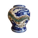 Chinese gemberpot met elegante draak, Antiek en Kunst, Ophalen of Verzenden