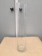 Grand vase en verre transparent, Enlèvement ou Envoi, Comme neuf, Verre