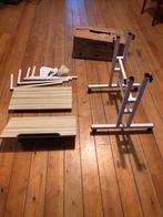 Bureau 2 étages - assis et debout, Maison & Meubles, Enlèvement, Réglable en hauteur, Utilisé, Bureau debout