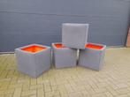 bloembakken Capi 50 x 50 x 50, Tuin en Terras, Ophalen, Tuin, Kunststof, Minder dan 60 cm