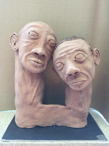 Dubbelbeeld vriendschap beschikbaar voor biedingen