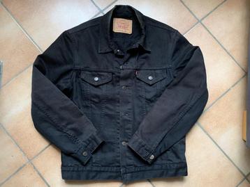 Levi's Vintage Intense zwarte jeansjas voor heren, maat M 