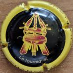 Capsule Champagne de VIGNERONS noir & jaune nr.727L, Verzamelen, Wijnen, Ophalen of Verzenden, Nieuw, Frankrijk, Champagne