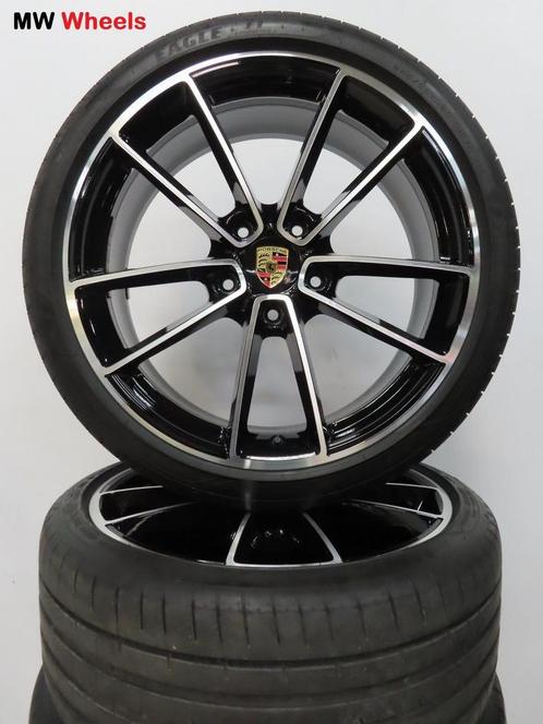 Porsche 21 inch Origineel velgen 911 992 met zomerbanden, Auto-onderdelen, Banden en Velgen, Banden en Velgen, Zomerbanden, 20 inch