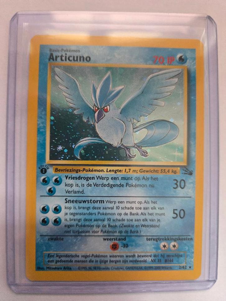 Articuno First Edition Nederlands, Hobby & Loisirs créatifs, Jeux de cartes à collectionner | Pokémon, Comme neuf, Cartes en vrac