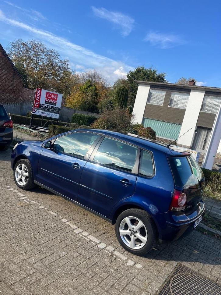 VW polo 2005 1.4i 75hp in blue color, Auto's, Volkswagen, Particulier, Polo, ABS, Airbags, Airconditioning, Alarm, Centrale vergrendeling